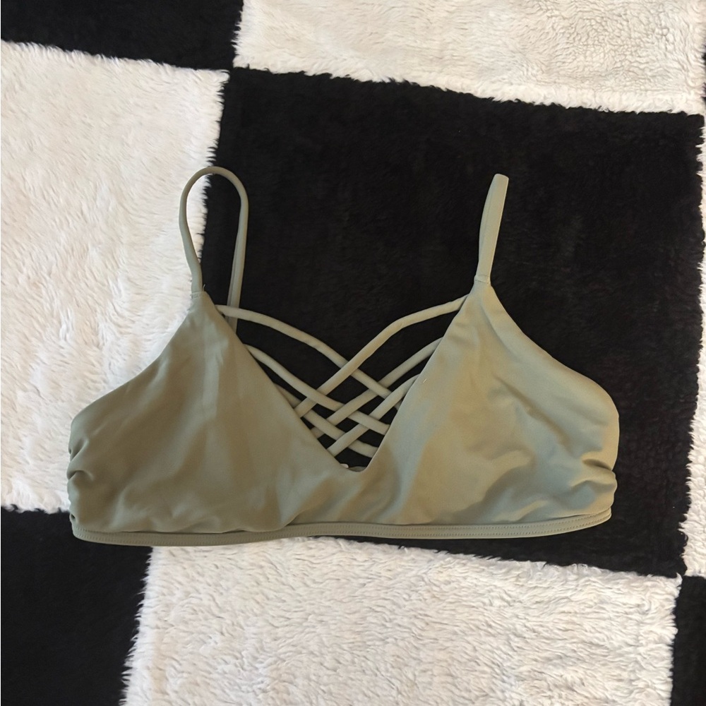 Hollister Green bikini top